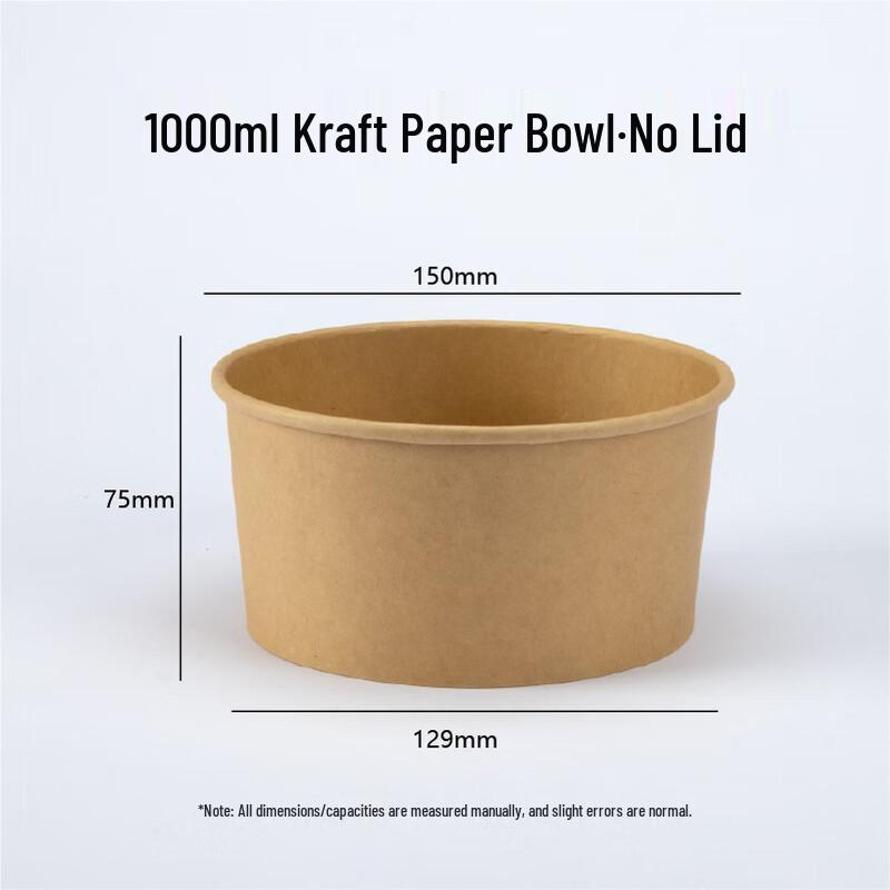 Einweg-Kraftpapier-Mikrowellen-Lebensmittelbehälter