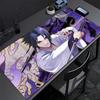 Mouse Pad Naruto Sasuke Office Professional E-sports Gamer Speed Gaming Rubber Keyboard Pad Notbook Desk Mat Edge White Mousepad