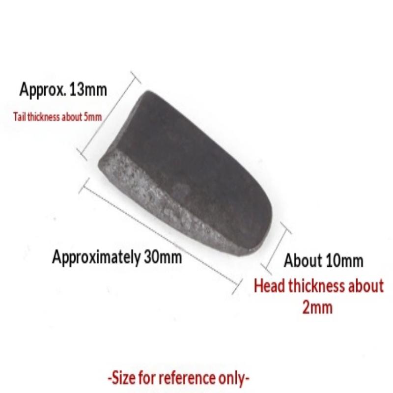 10Pcs Heavy Duty Iron Pad Forged Wedge For Ax Hammer Handle Fixing Farm Tool Hardware Accessory