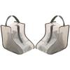 Set Of 2 PVC Boot Bags Dust Protector Shoes Bag Rubber Boot Bag With Clear Viewing Panel High Boot Storage