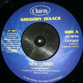 

7inch Record GREGORY ISAACS - New Lover CRT922 Charm UK Reggae, Ska & Dub Used