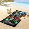 Name Custom KILLER INSTINCT Print Beach Towel, Large Soft Quick Dry Towel for Beach Camping Swimming