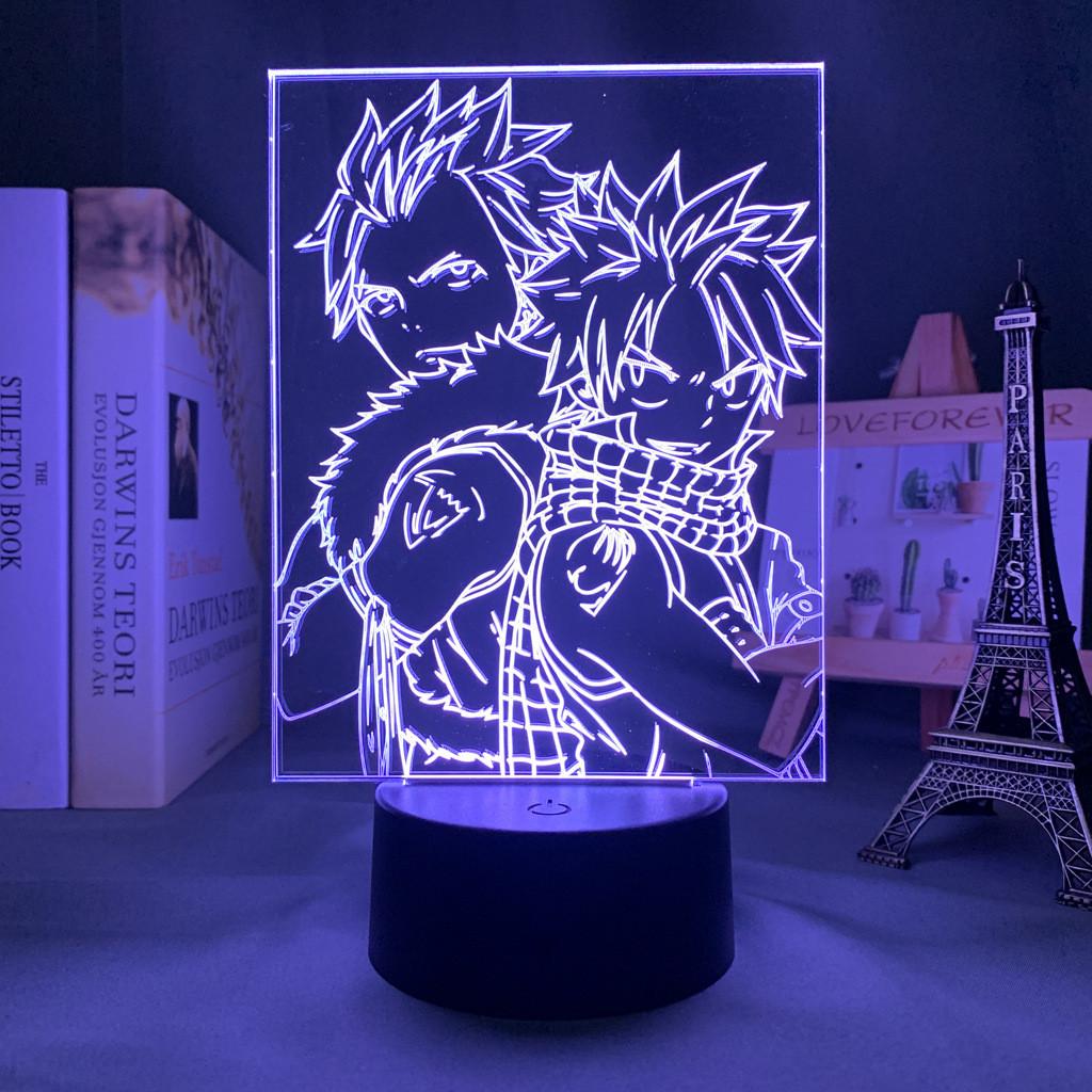 Night 3d Lights Boys Girls Fairy Tail Action Figure Fairy Lamp 16 Remote Colors