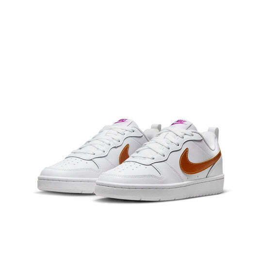 

Nike Court Borough Low 2 SE GS White Metallic Copper DQ5979-100 38.5