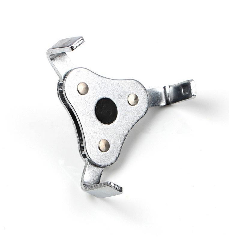 ALLSOME Auto Car Repair Tools Adjustable Two Way Oil Filter Wrench Tool with 3 Jaw Remover Tool for Cars Trucks 62-102mm HT751
