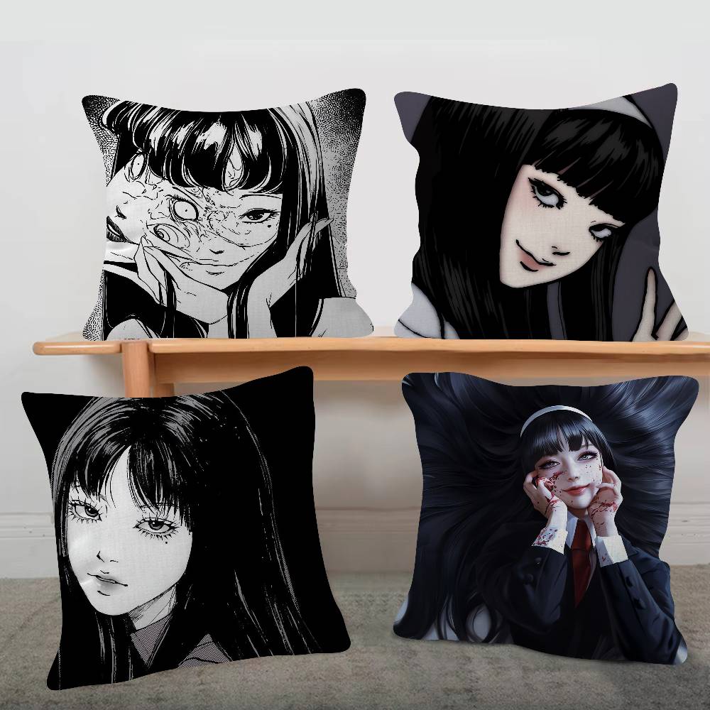 Anime Tomie Kawakami Game For Cartoon Print Peripheral Pillow Case Cushion Cover Home Decor Birthday Gift Pillowcover