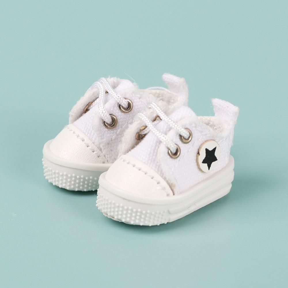Low Top Doll Canvas Shoes Dress Up Casual Doll Shoes Kids Toy Ob11 Shoes  1/12 Bjd Doll