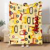Custom Name excavator Theme Printed Blanket - Perfect for Couch, Bed, Travel & Outdoor Use | Machine Washable, Cozy & Durable.