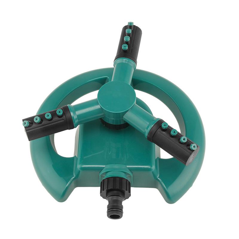 360 Degree Automatic Rotating three-pronged sprinkler irrigation rotating sprinkler independent flower watering sprinkler