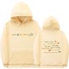 Women's Plus Velvet Hoodie with Letter Print & Kangaroo Pocket - Korean Style Loose Fit