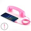 Retro Phone Handset with 3.5MM Socket Cellphone Smartphone Receiver with Microphone Speaker Universal Vintage Old Telephone Handset