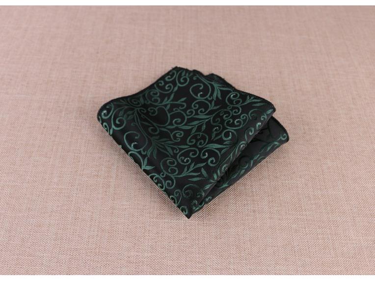 Men's Pocket Square: Customizable Logo Pattern Handkerchief for Gentleman, Evening Accessories
