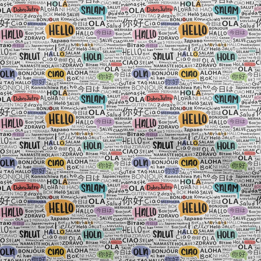 oneOone Cotton Flex Brown Fabric Writing Text Diy Clothing Quilting Fabric Print Fabric By Yard 40 Inch