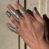 5Pcs/set Punk Style Knuckle Rings Unisex Irregular Protective Ring Sets Gothic Personalized Party Banquet Jewelry Accessories