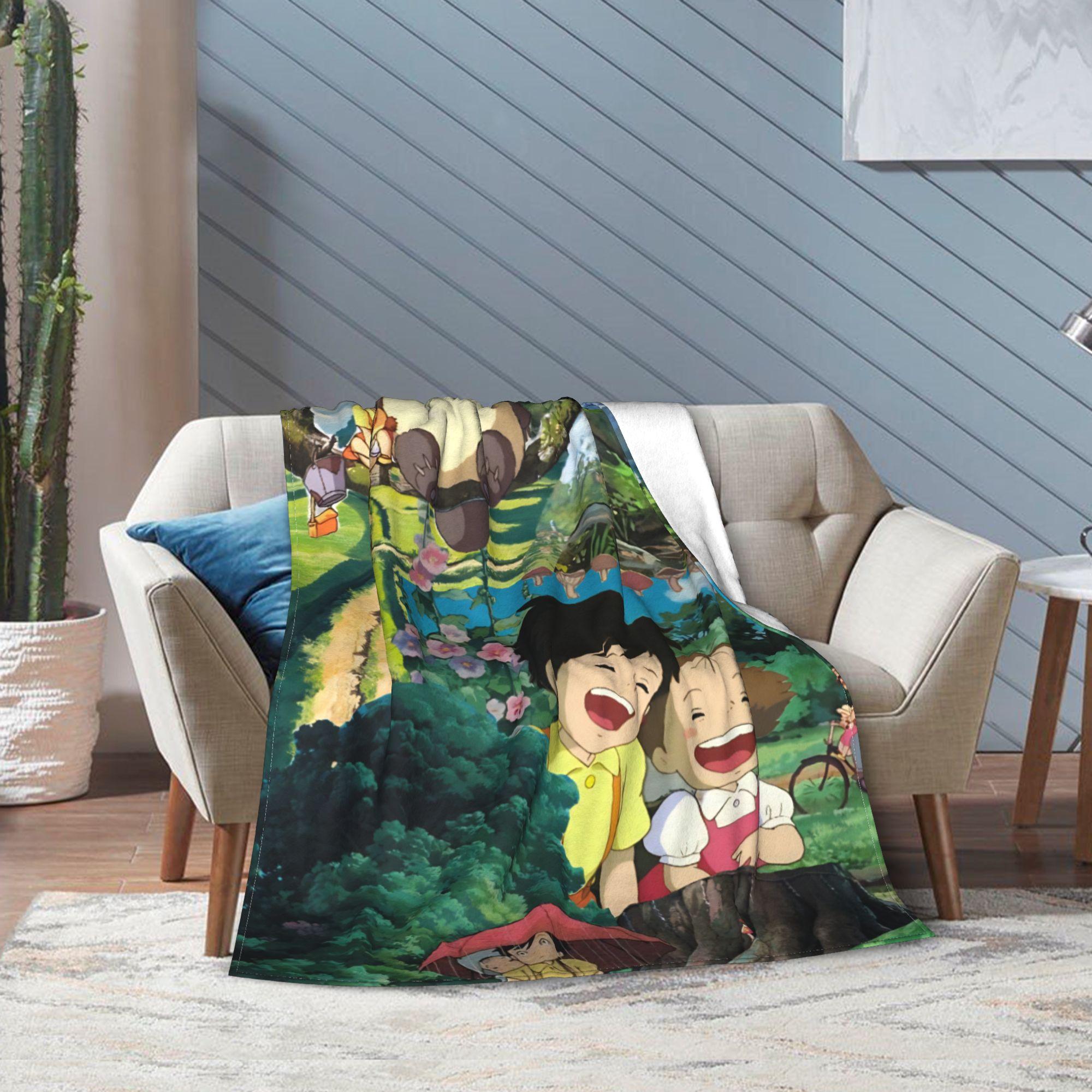 

TTotoroes Cartoon movie Blanket Multisize Warm Cozy Fluffy Throw Blankets for Couch Sofa and Bed 75x100cm (30x40inch)