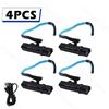Ear Clip Headlights Waterproof Flashlight with Motion Sensor LED Headlights Suitable for Fishing Hiking Running and Cycling