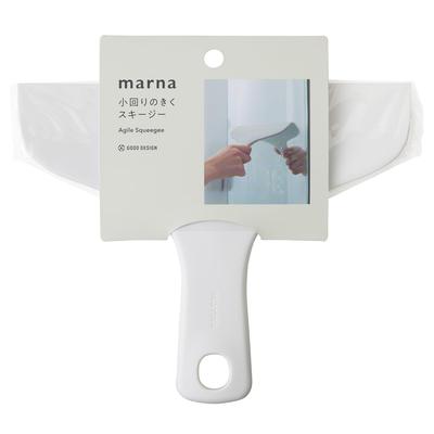 Marna Küçük Çekpas temizleme Banyo Çekpası Su Tahliyesi Silecek Beyaz W677W (aynalar, duvarlar vb. için) (Yüzen Depolama)