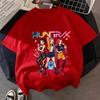Kpop Demon Hunters Huntrix T-shirt Women Man 2026 Summer Short Sleeve Tee Anime Print Streetwear Casual Tops Kids Clothing Y2k
