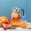 Stainless Steel Mason Jar Lids with Rubber Gasket and Handle Pour Spout Lids Reusable Mason Jar Lids for Wide Mouth Mason Jars