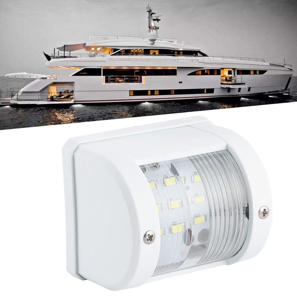 12V/24V Boat Signal Light 3W Mast Lamp Marine Grade Marine Navigation Light Marine Environment