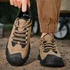 Summer Breathable Hiking Shoes Men Brown Vintage Climbing Trekking Sneakers Man Outdoor Anti-skid Men's Hiking Shoes zapatos