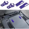Engine Hood Hinge Cover Decor Trim Cover for 2018-2022 Jeep Wrangler JL and Gladiator JT Exterior Accessories 4PCS Purple