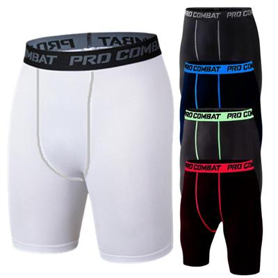 Erkekler Baz Katman Sıska Sıkıştırma Tayt Spor Şort Spor Salonu Fitness Eğitimi Koşu Alt Pantolon Tayt Basketbol Külot