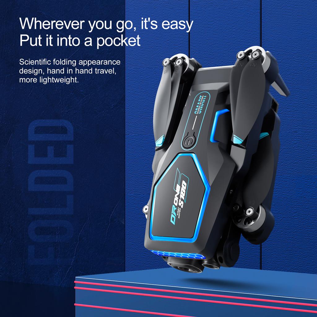 Remote Control Quadcopter for Kids with Camera 8K 3 Camera Brushless Motor Obstacle Avoidance