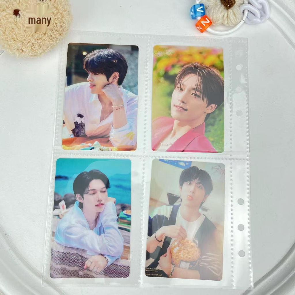 Korean Style Plaid A5 Loose-Leaf Photo Album - Cute, Hard Shell, Three-Inch Card Storage for Star-Chasing Fans