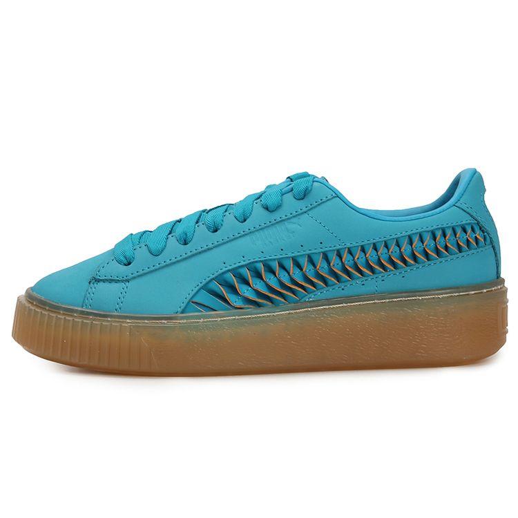 

Puma Платформенные кроссовки с низким верхом в стиле ретро Женские кроссовки Аква-голубые 369307-02 37