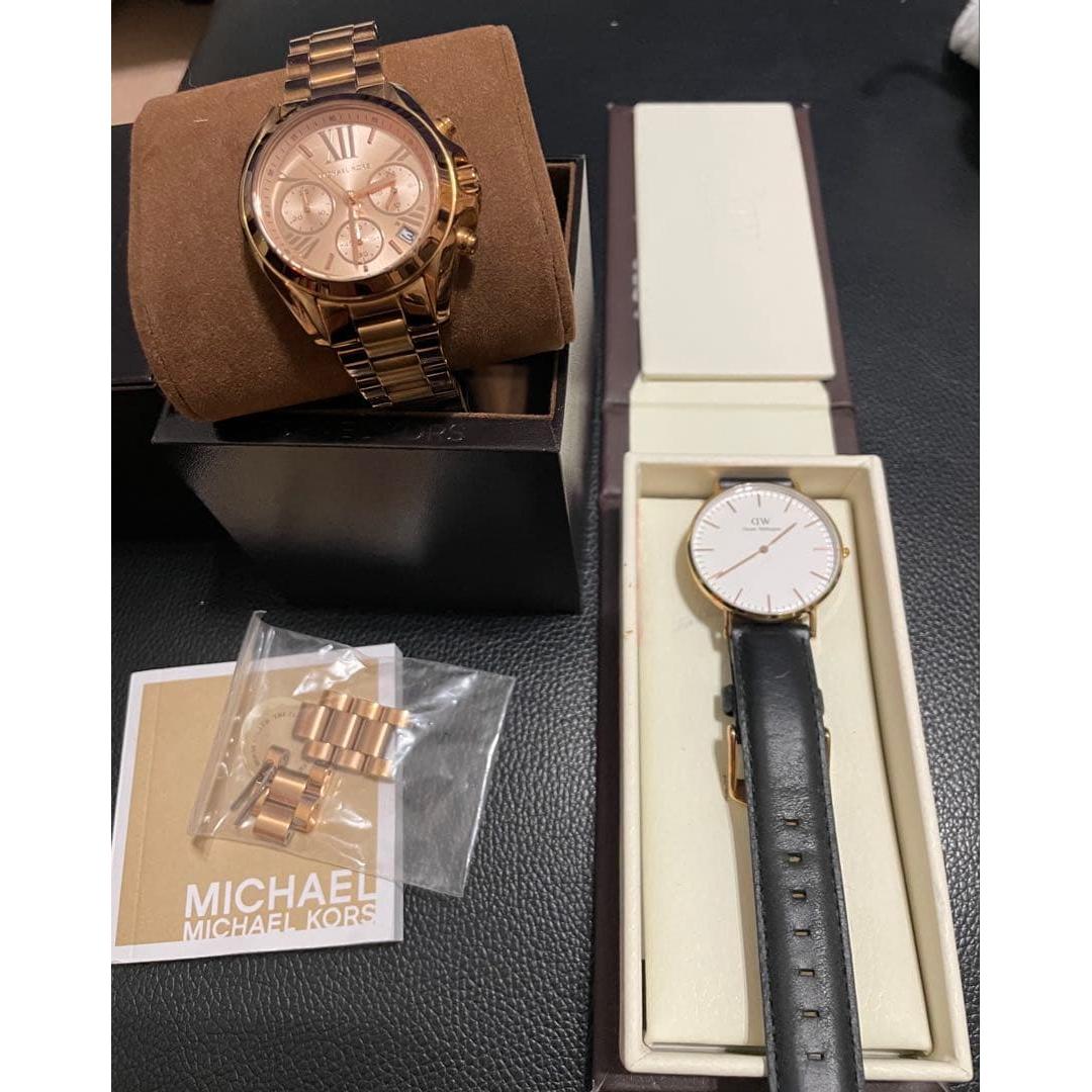 Подержанный набор часов Michael Kors Daniel Wellington