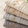 Solid Color Sofa Covers Universal for Seasons Washed Cotton Couch Cover Embroidery Pillowcase Couches Cushion for Living Room