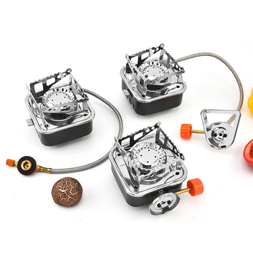 Compact Camping Gas Stove Portable Outdoor Stove Easy To Use Foldable Stove Perfect for Camping Hiking and Picnics