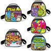 Monsters Singing My Kids Lunch Bag Cartoon Design Waterproof Polyester Use Daily