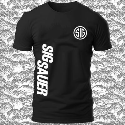 SIG Sauer Schusswaffen Logo Amerikanisches T-Shirt Lustig Größe S bis 5XL Unisex T-Shirt