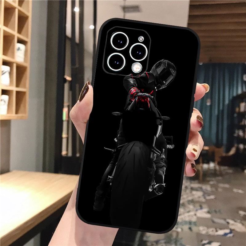 Motorcycle Phone Case For iphone 17 Pro Max Air 16 15 14 13 Pro Max 15 16 Pro 15Plus