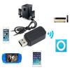 Adattatore Ricevitore Audio Stereo Musicale Aux Wireless Bluetooth-compatibile per Auto con Microfono