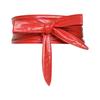 Luxury Slim Fit Simple Wrap Bowknot Leather Belt Ladies Dress Cummerbands Wide Waist Band Corset Waistband