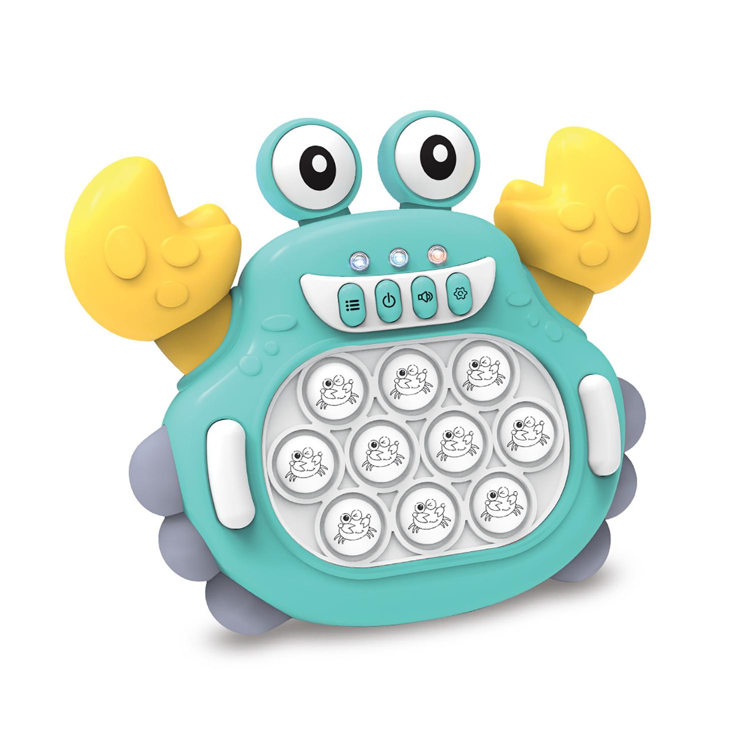 

Музыкальная игровая консоль Crab Press, детская игровая консоль с наземной мышью, игрушки-головоломки с быстрым нажатием, интерактивные развлечения с друзьями