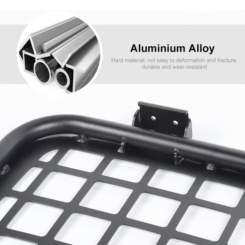 Car Rear Window Glass Armor Fences Vent Protective Frames Shelf  For Suzuki Jimny 2019 Up Car Accessorise ( Aluminum Alloy )