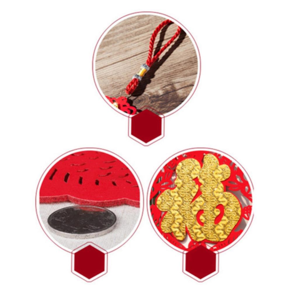 DIY Hanging Pendant Fu Character Pendant Spring Festival Ornament New Year Decoration Door Painting