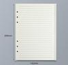 45 Sheets A5 A6 A7 Loose Leaf Notebook Refill Spiral Binder Inner Page Line Blank craft  Grid Inside Paper Stationery