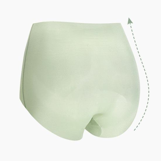 Women's Ultra Thin Ice Silk Underwear No Show Tummy Control Briefs Seamless