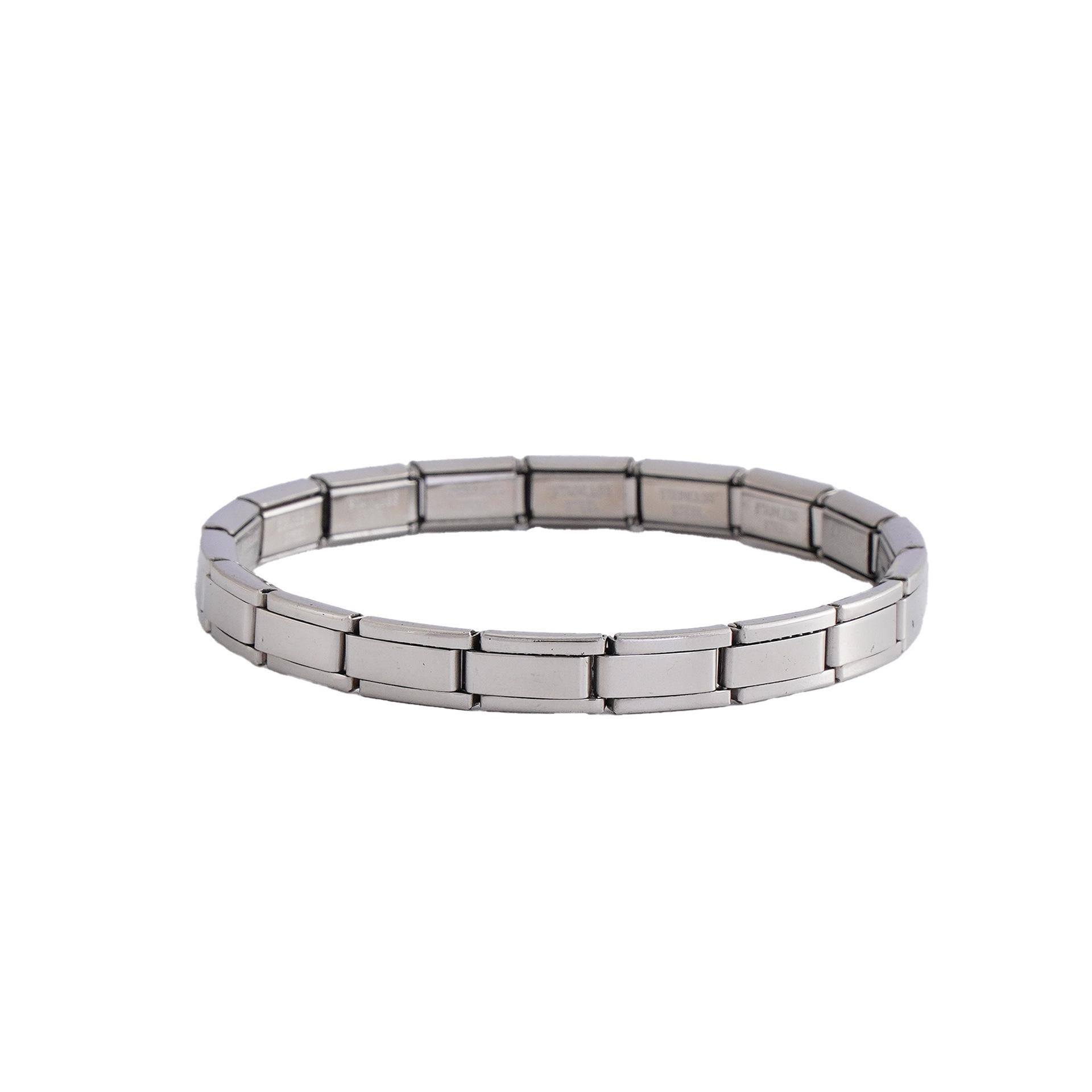 

Hot-Selling 7mm Women s Elastic Modular Bracelet - Fashionable Stainless Steel DIY Accessories