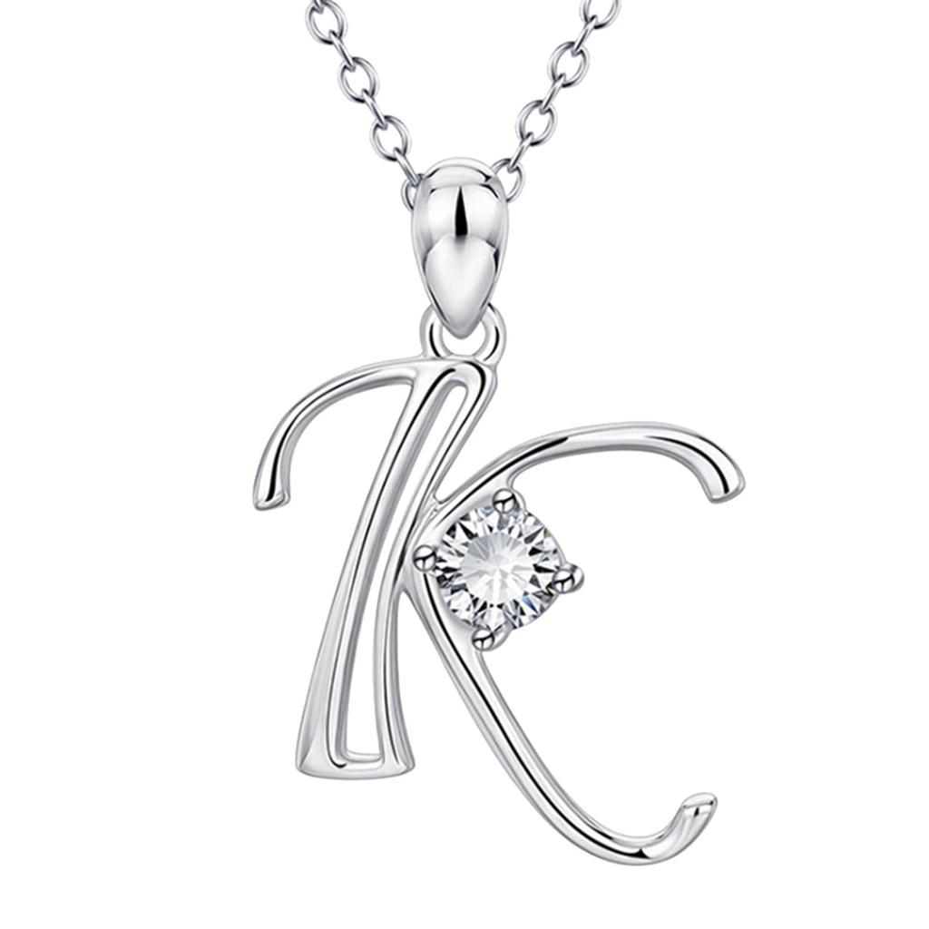 26 English Letters Fashionable Diamond Pendant Popular Items Necklaces