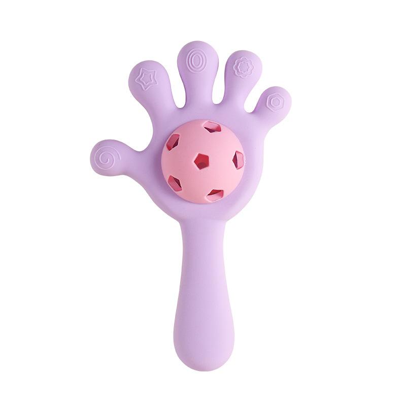 1pc Baby Palm Silicone Teether Toys Babies Accessories Newborn Sucking Chew Toys Nipple Holder Baby Nursing accessoire