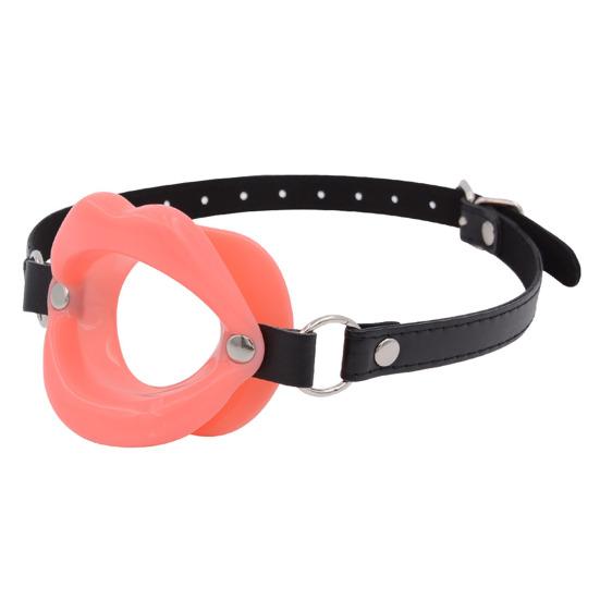 BDSM Silicone Ball Gag with Breathable Design Body-Safe Flexible Mouth Restraint for Couples' Role Play Easy-Clean Adjustable Strap Adult Sex Toy