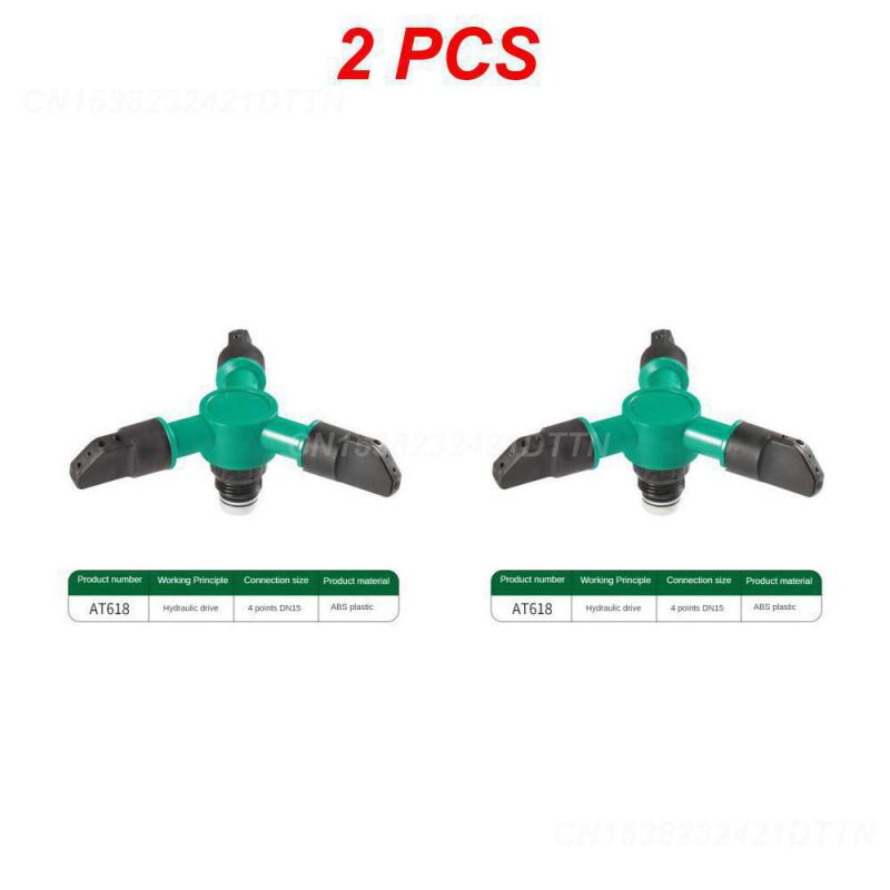 1~5 Pezzi Irrigatori a Spruzzo per Prato Stabile ABS Tre Punte Irrigatore da Giardino Ugello a Tre Punte