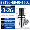 CNC-Hochgeschwindigkeits-Doppelseitiger BBT30/40/50-ER20/25/32 Werkzeughalter mit Dynamischer Auswuchtung
