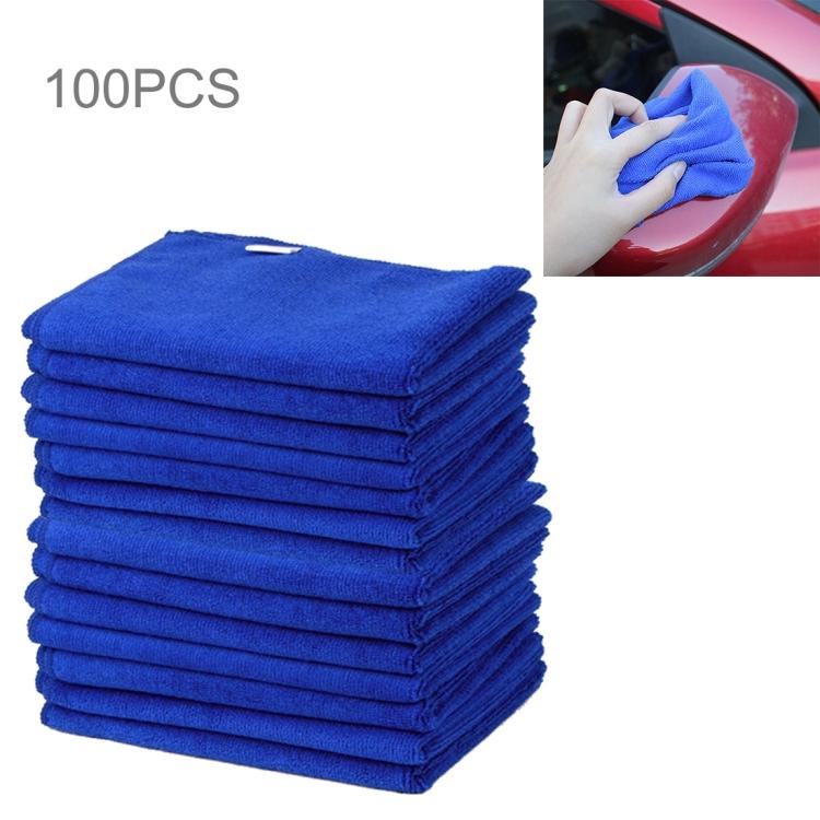 

100 PCS 30cm × 30cm Quick Dry Towels Cleaning Cloth Car Detailing Care Towels